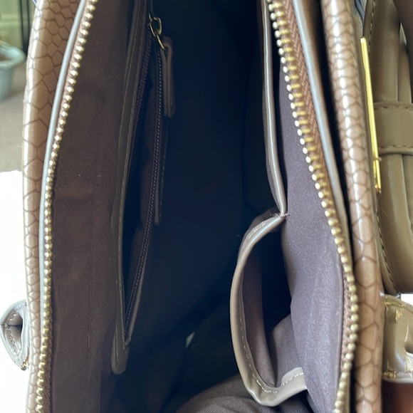 Adrienne Vittadini “The Greenwich Collection” Double Handle Shopper, Taupe - Picture 8 of 15